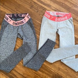 2 Gymshark XS leggings
